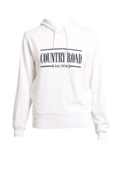White Heritage Hooded Sweat