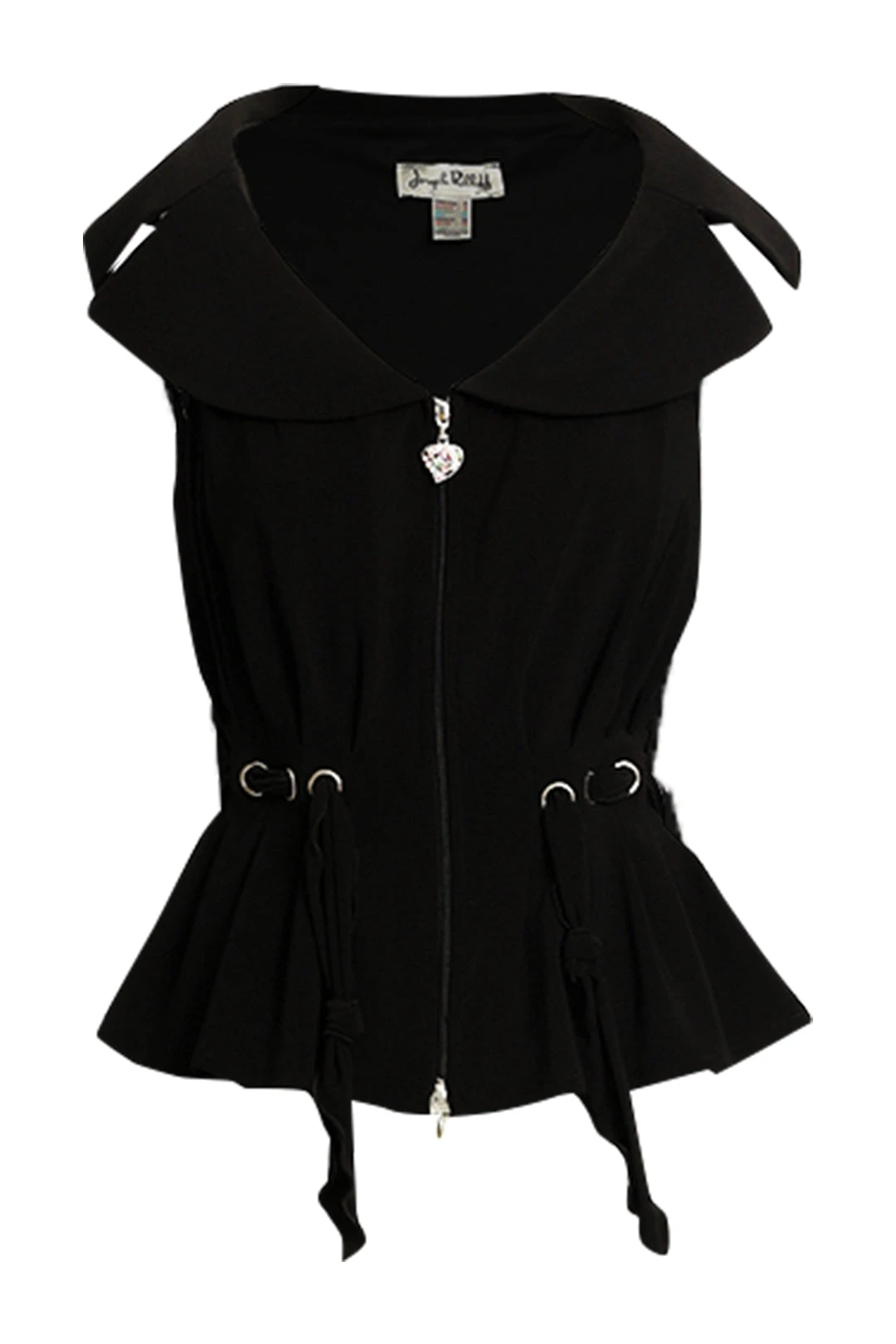 Black Zip Up Top 1 Black Zip Up Top