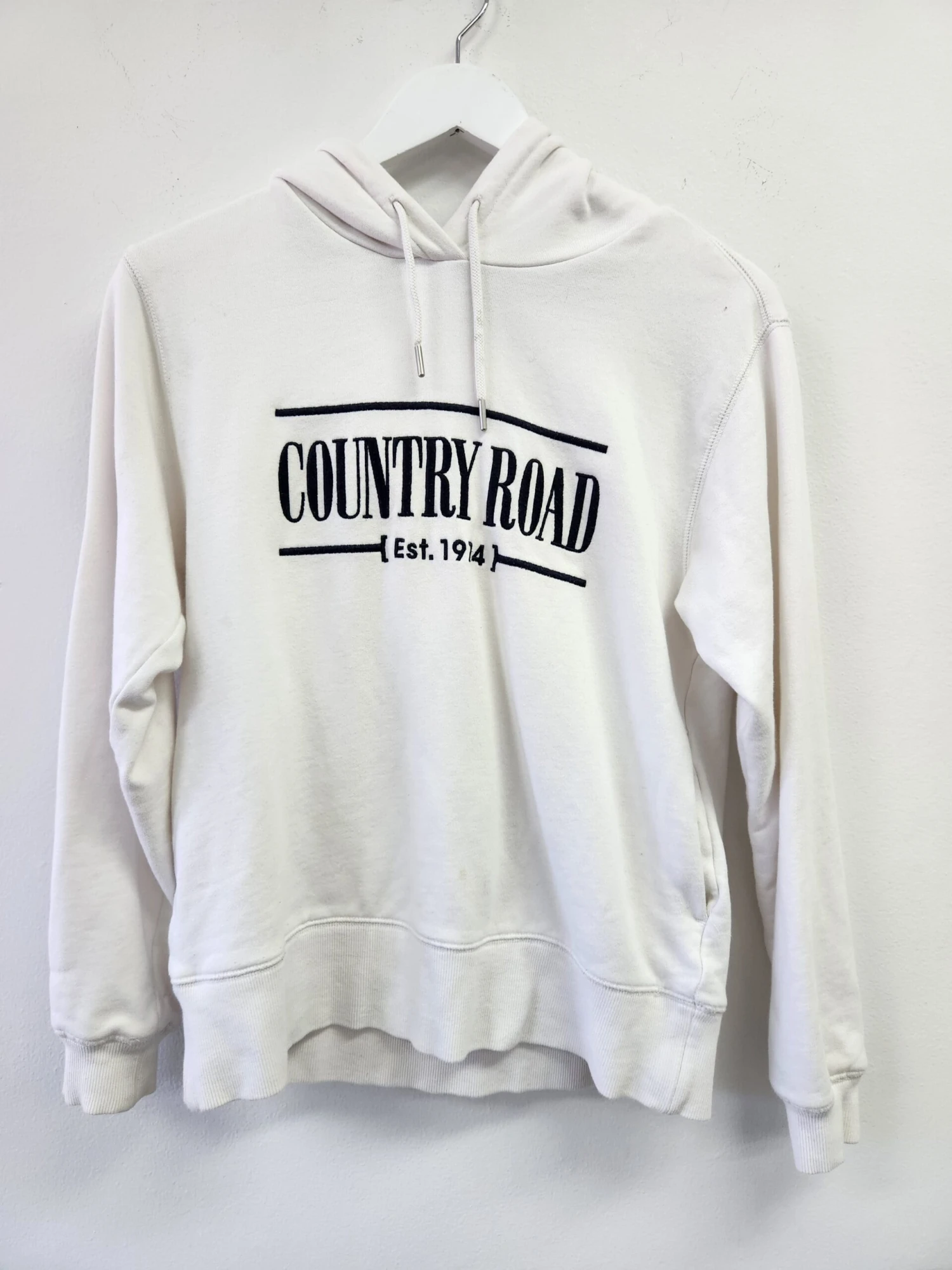 White Heritage Hooded Sweat 2 White Heritage Hooded Sweat - Image 2