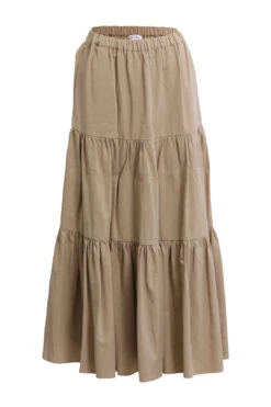 Delvene Tiered Maxi Skirt