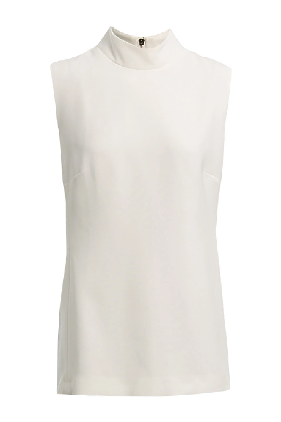White Refined Elegance Polo Top 1 White Refined Elegance Polo Top