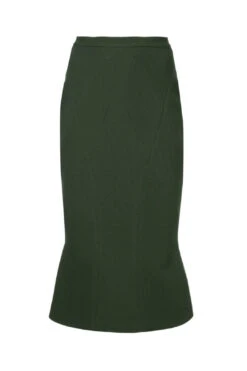 Winona Khaki Peplum Skirt