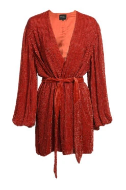 Gabrielle Sequin Robe Dress
