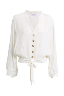 Ivory Katia V-neck Shirt
