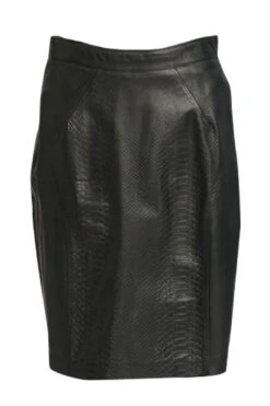 Leather Pencil Skirt