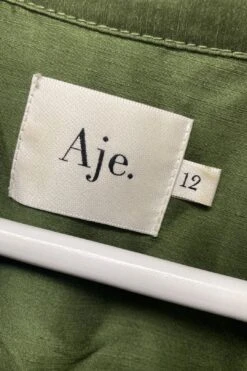 Oxidised Khaki Shirt Dress 7 Oxidised Khaki Shirt Dress -Gunsn Styles AJEOxidisedKhakiShirtDress