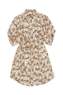 Willow Dress - Ivory Print