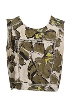 Oasis Olive Leaf Shell Top