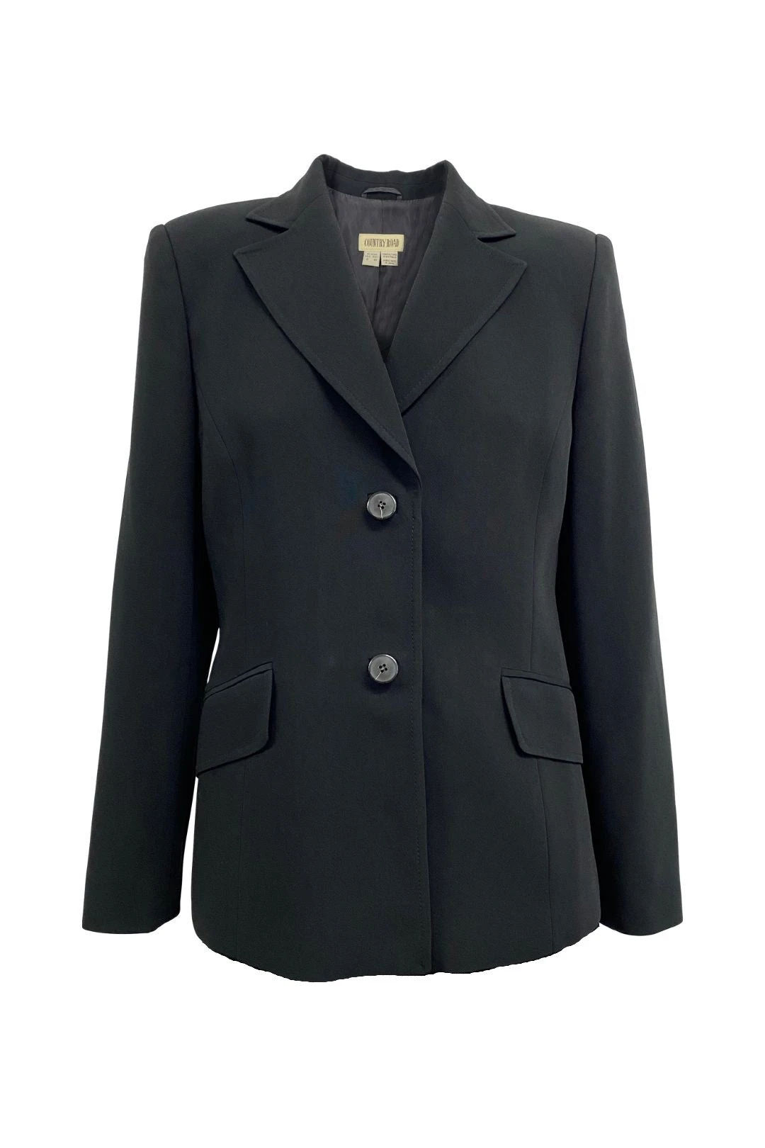 Vintage Country Road Black Tailored Jacket 1 Vintage Country Road Black Tailored Jacket