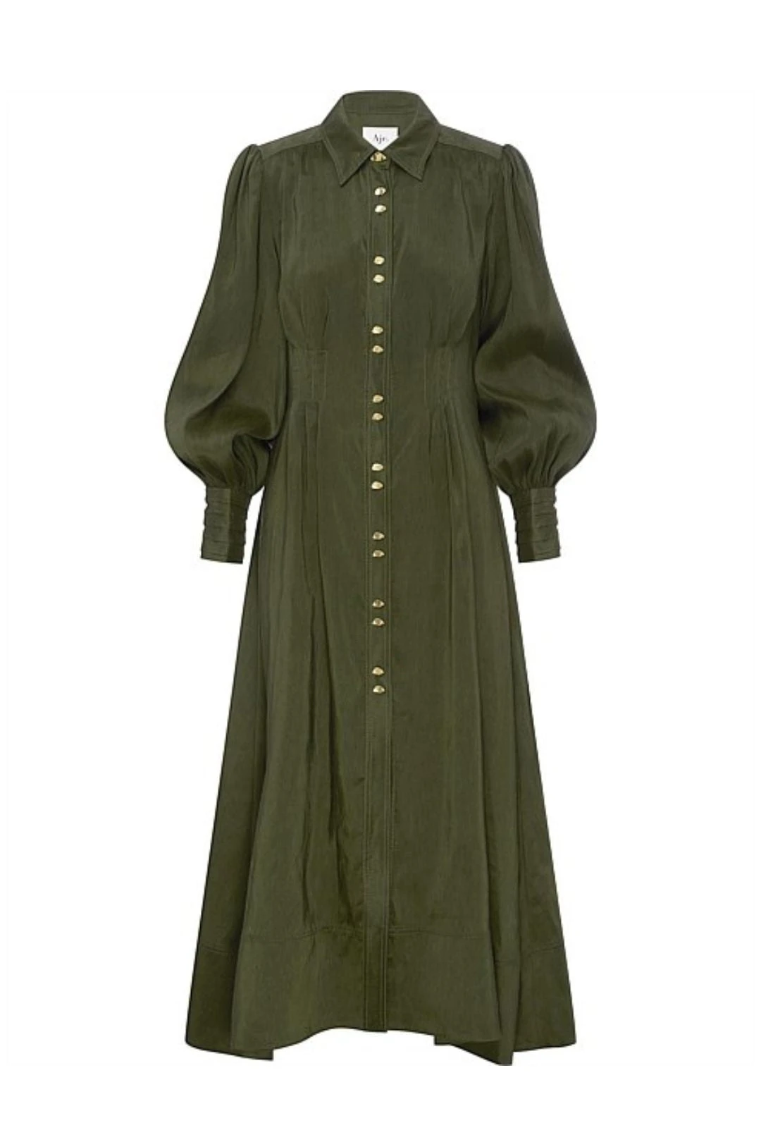 Oxidised Khaki Shirt Dress 1 Oxidised Khaki Shirt Dress