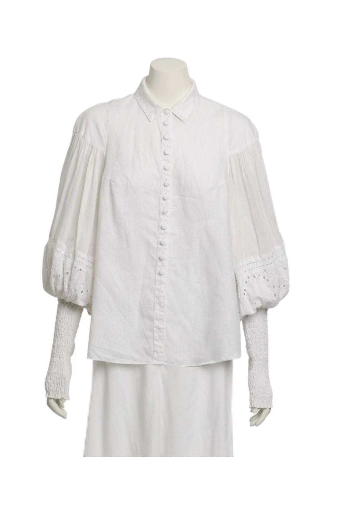 Sarina Linen Cotton Lace Shirt 2 Sarina Linen Cotton Lace Shirt - Image 2