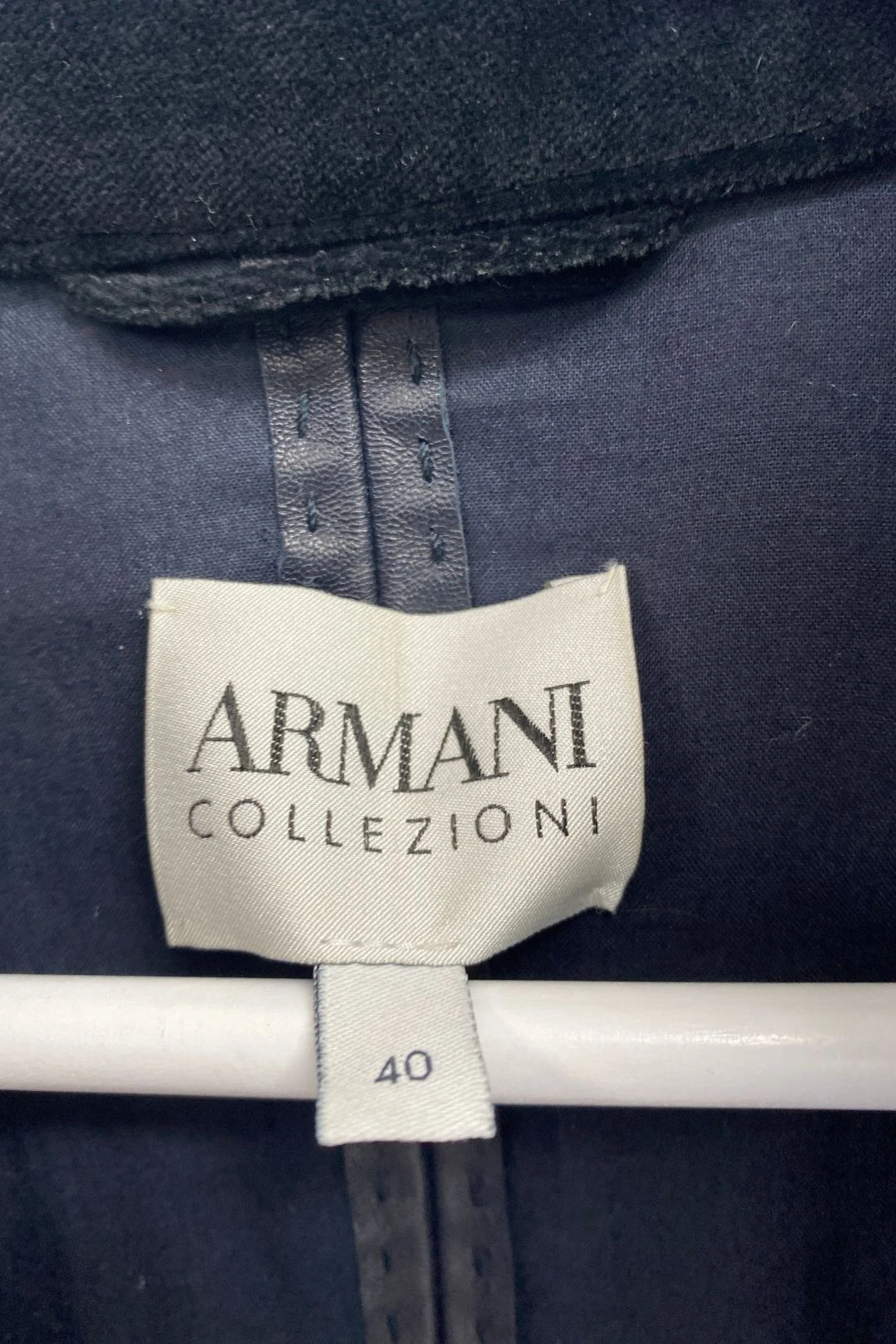 Tailored Leather Jacket With Velvet Trim 7 Tailored Leather Jacket With Velvet Trim - Image 7