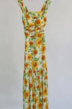 Francine Silk Midi Dress - Print 8 Francine Silk Midi Dress - Print -Gunsn Styles BecandBridgeFrancineSilkMidiDress Print 3