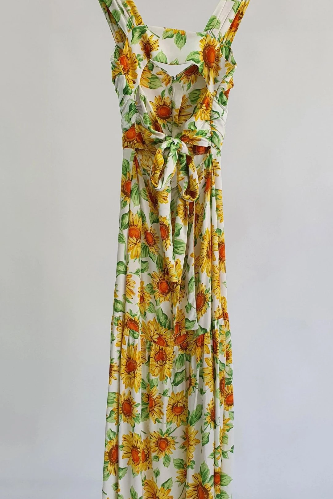 Francine Silk Midi Dress - Print 2 Francine Silk Midi Dress - Print - Image 2