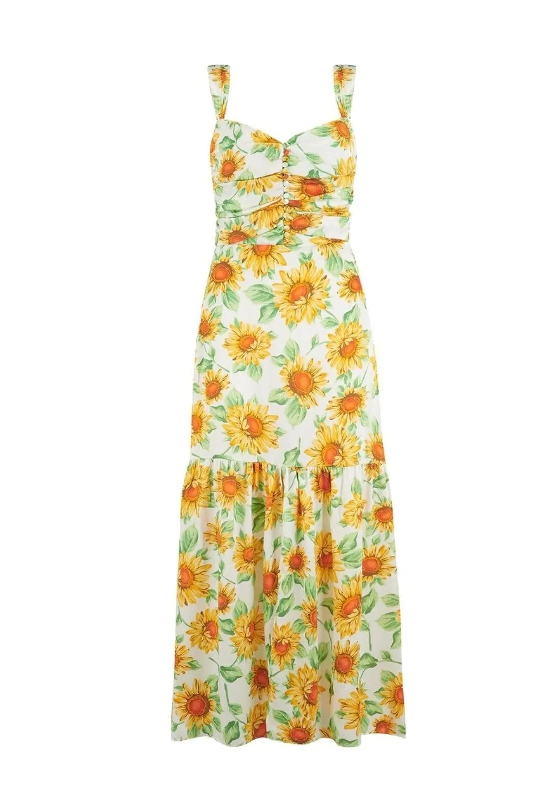 Francine Silk Midi Dress - Print 1 Francine Silk Midi Dress - Print