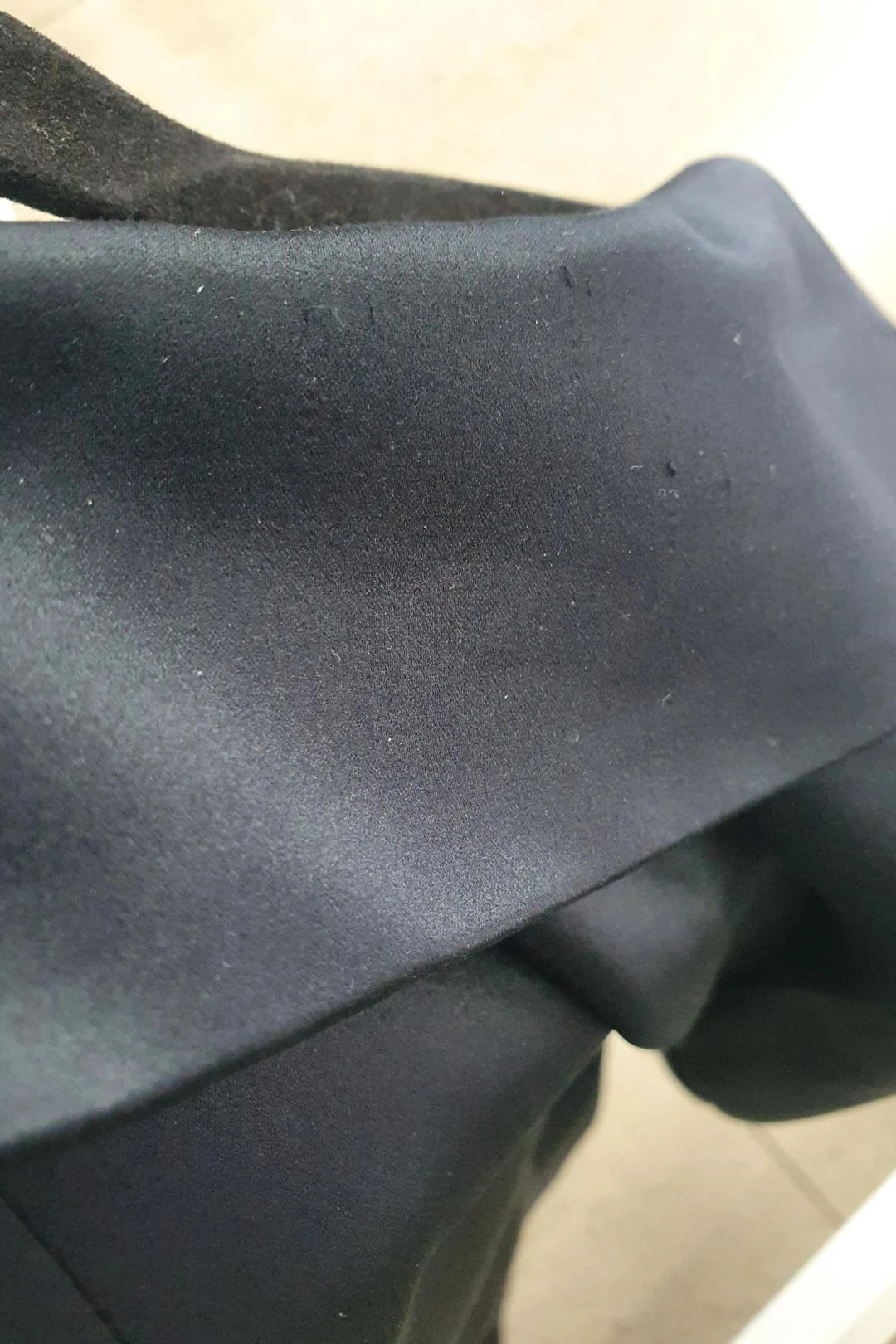 Black Satin Blazer 3 Black Satin Blazer - Image 3