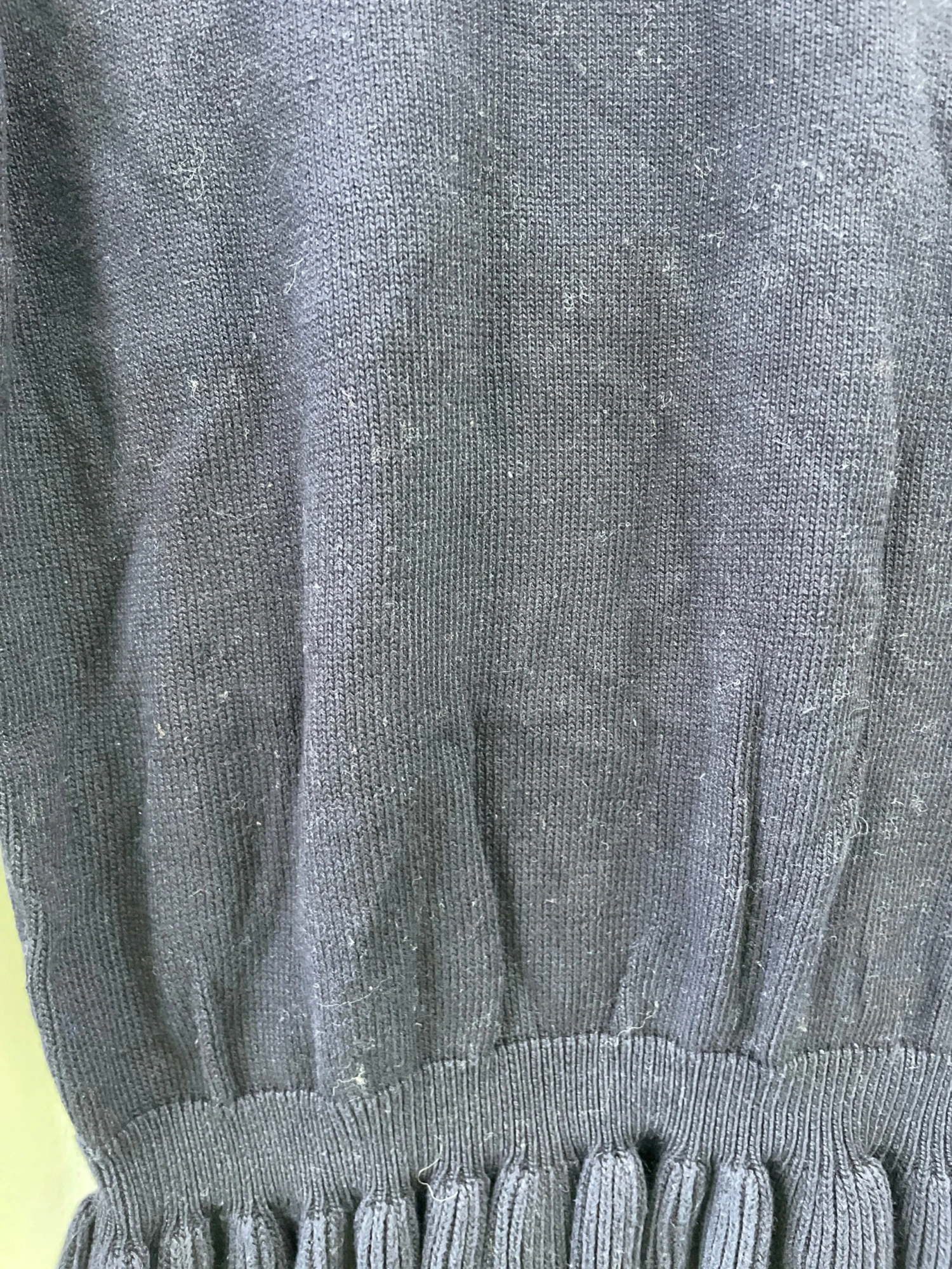 Blue Peplum Hem Knit Jumper 4 Blue Peplum Hem Knit Jumper - Image 4