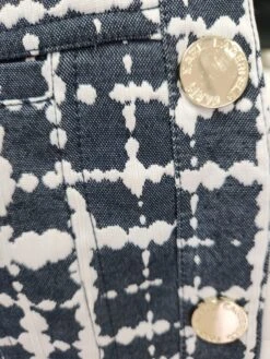 Blue And White Buttoned Jacket 11 Blue And White Buttoned Jacket -Gunsn Styles BlueandWhite