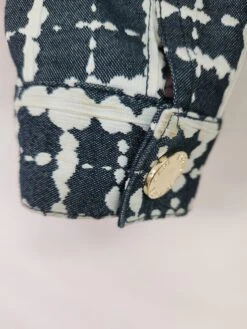 Blue And White Buttoned Jacket 9 Blue And White Buttoned Jacket -Gunsn Styles BlueandWhiteButtonedJacket