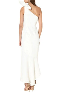 Tie Shoulder Wave Gown -Gunsn Styles By Johnny Tie Shoulder Wave