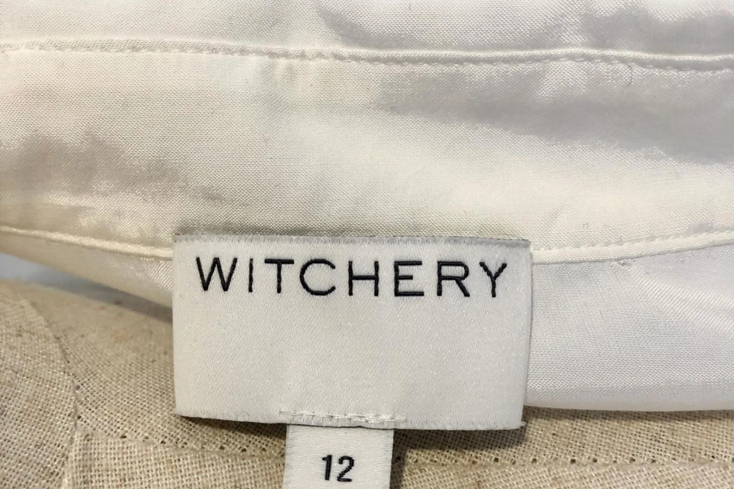 White Button Front Shirt 5 White Button Front Shirt - Image 5