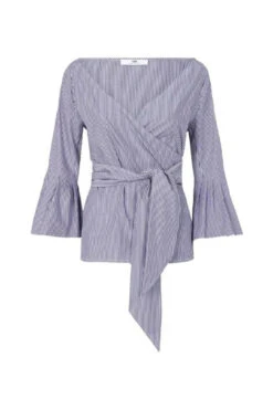 Ashworth Shirting Wrap Top
