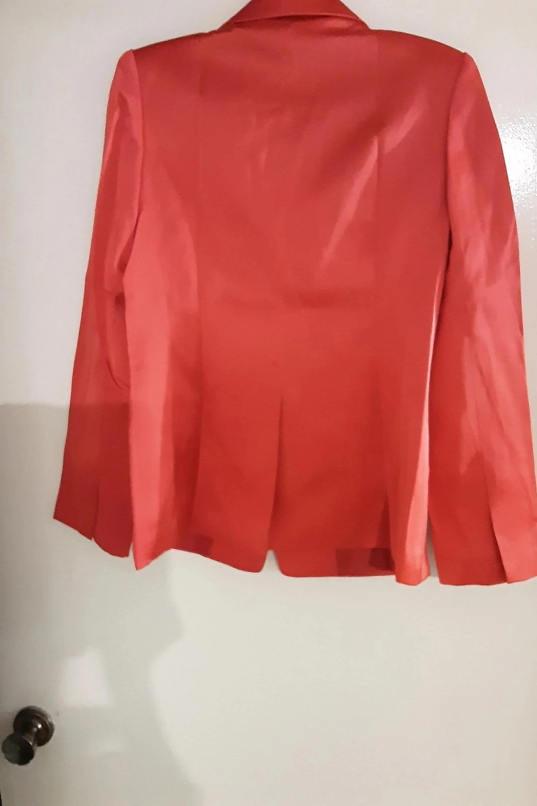 Red Satin Jacket 3 Red Satin Jacket - Image 3