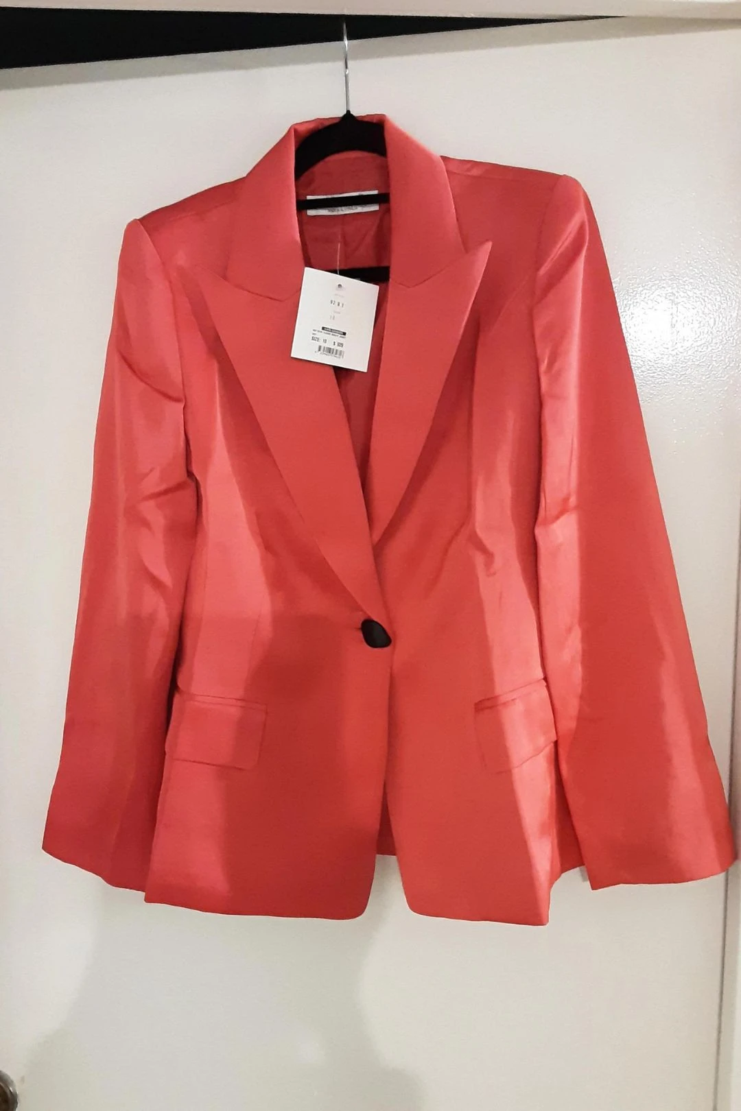 Red Satin Jacket 2 Red Satin Jacket - Image 2