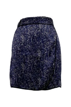 Rabriel Print Blue Mini Skirt