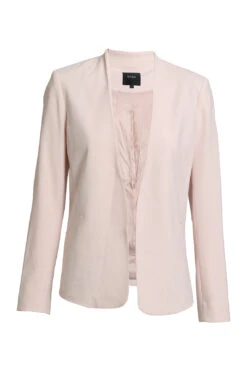 Pink Collarless Blazer
