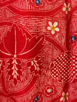 Oriental Red Mini Skirt 5 Oriental Red Mini Skirt -Gunsn Styles IMG 4491