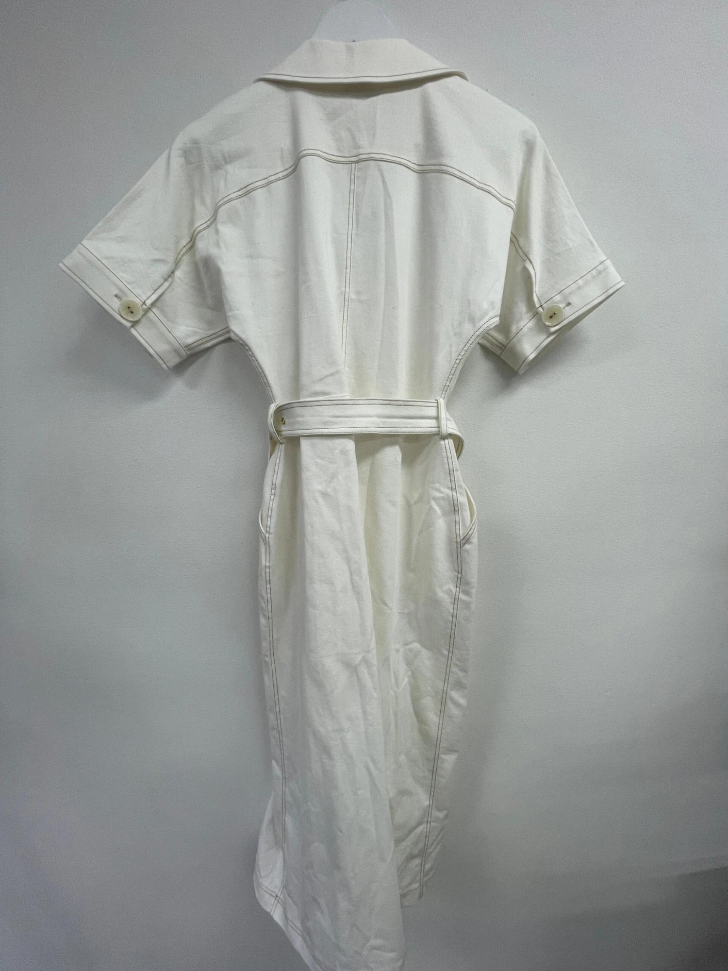 Lila Button Wrap Dress 3 Lila Button Wrap Dress - Image 3