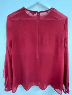 Red Blouse -Gunsn Styles IMG 4555 MerchandiseOperationsTrainee