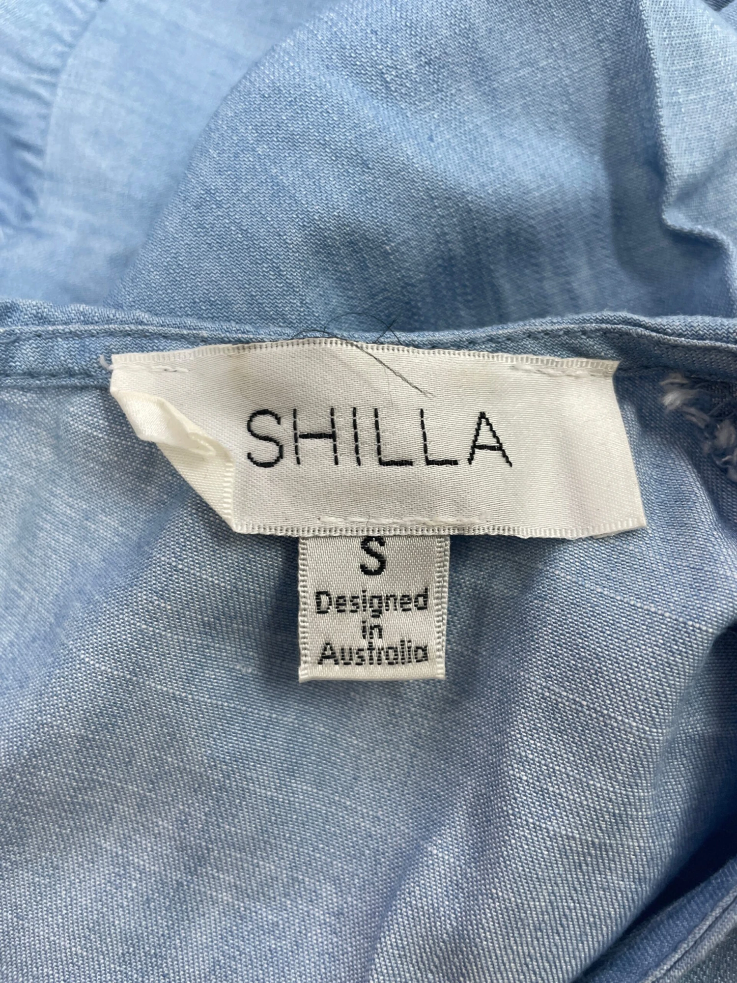 Ruffle Denim Dress 5 Ruffle Denim Dress - Image 5