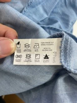 Ruffle Denim Dress 8 Ruffle Denim Dress -Gunsn Styles IMG 4612 MerchandiseOperationsTrainee