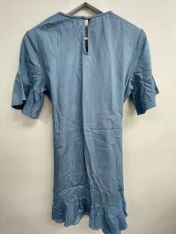 Ruffle Denim Dress 7 Ruffle Denim Dress -Gunsn Styles IMG 4614 MerchandiseOperationsTrainee