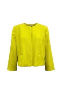Chartreuse Dream Cropped Jacket