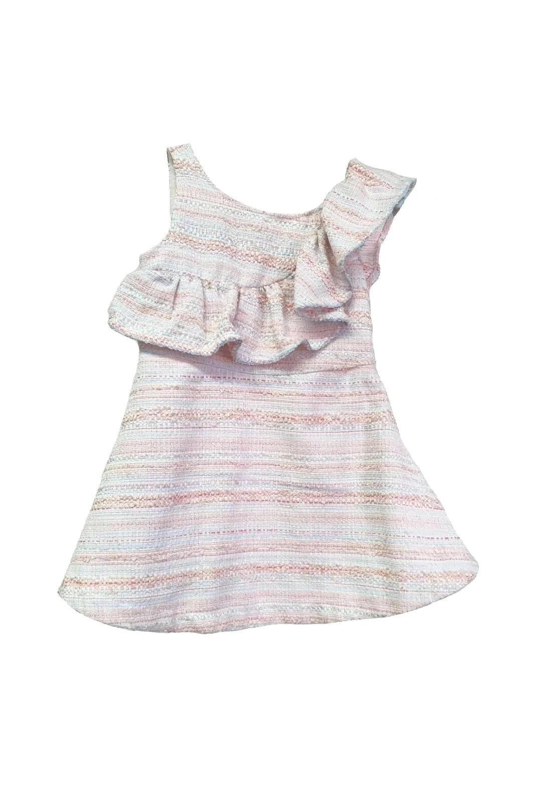 Frill Detail Tweed Dress 1 Frill Detail Tweed Dress