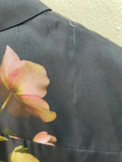 Laniie Arboretum Floral Print Navy Blouse -Gunsn Styles LaniieArboretumLSBlouse