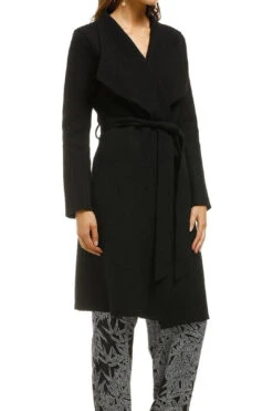 Meghan Brushed Cotton And Wool Blend Coat - Black -Gunsn Styles LineMeghanBrushedCottonandWoolBlendCoat Black 24ffd6c6 74d4 4572 bc8e 79365e8b0280