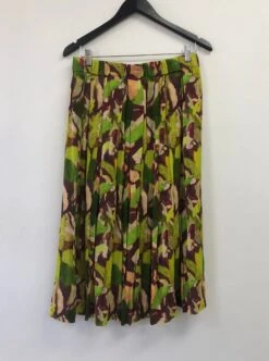 Maple Leaf Pleated Full Skirt -Gunsn Styles MapleLeafPleatedFullSkirt