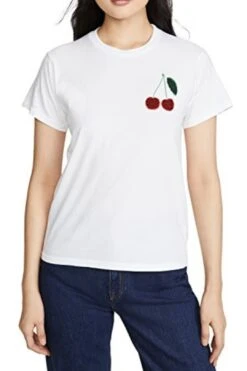 Cherries With Sequins T Shirt