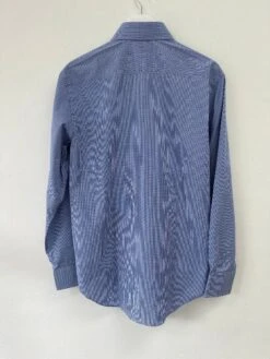 Men's Navy Check Collared Shirt -Gunsn Styles NavyCheckButtonupShirt