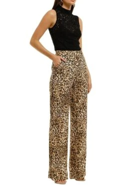 Palazzo Pant - Wheat Multi -Gunsn Styles NicholasPalazzoPant WheatMulti 2