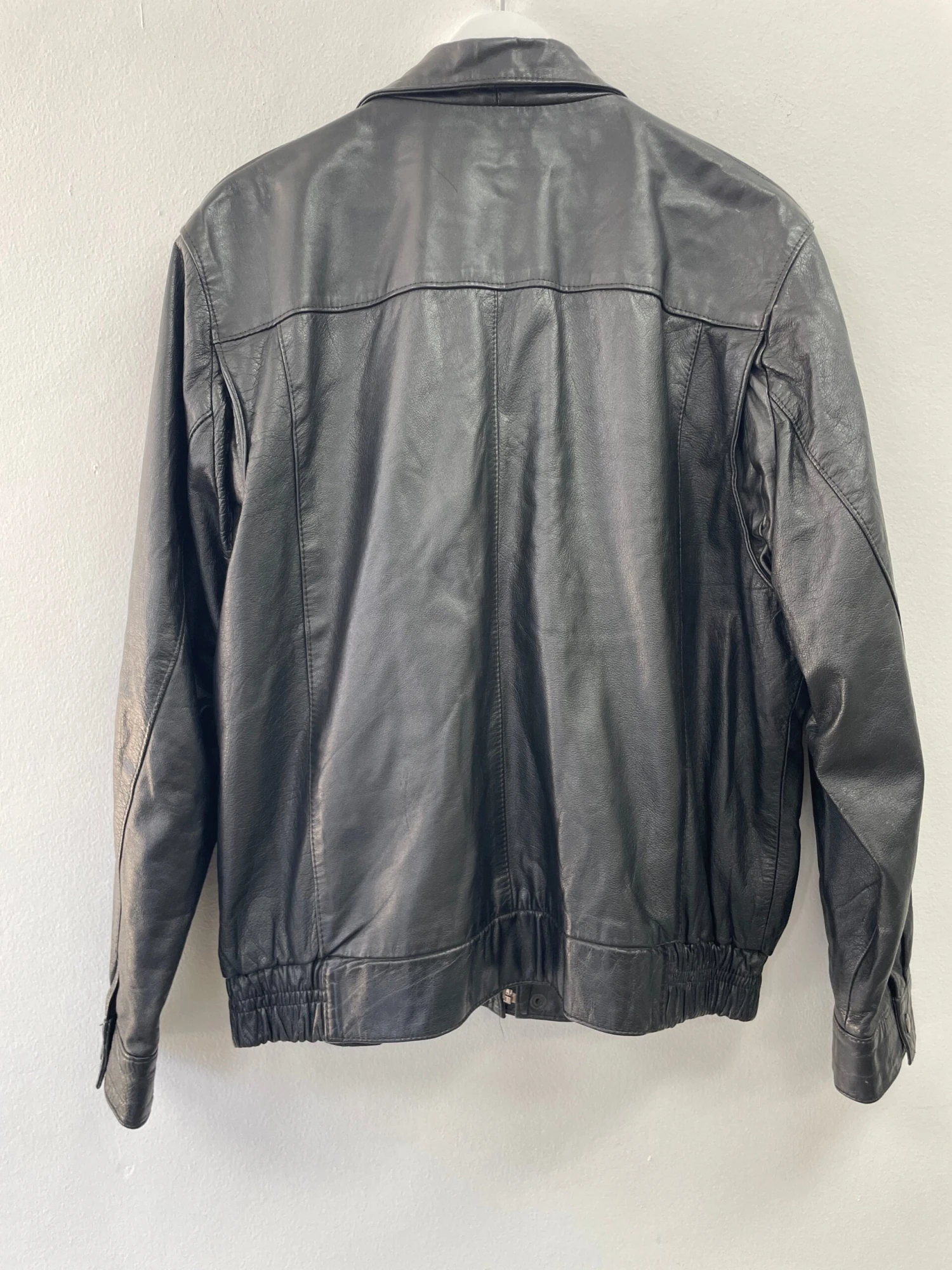 Oversized Black Leather Jacket 3 Oversized Black Leather Jacket - Image 3