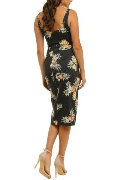 Pinacolada Midi Dress - Black -Gunsn Styles PasduchasPinacoladaMidiDress Black
