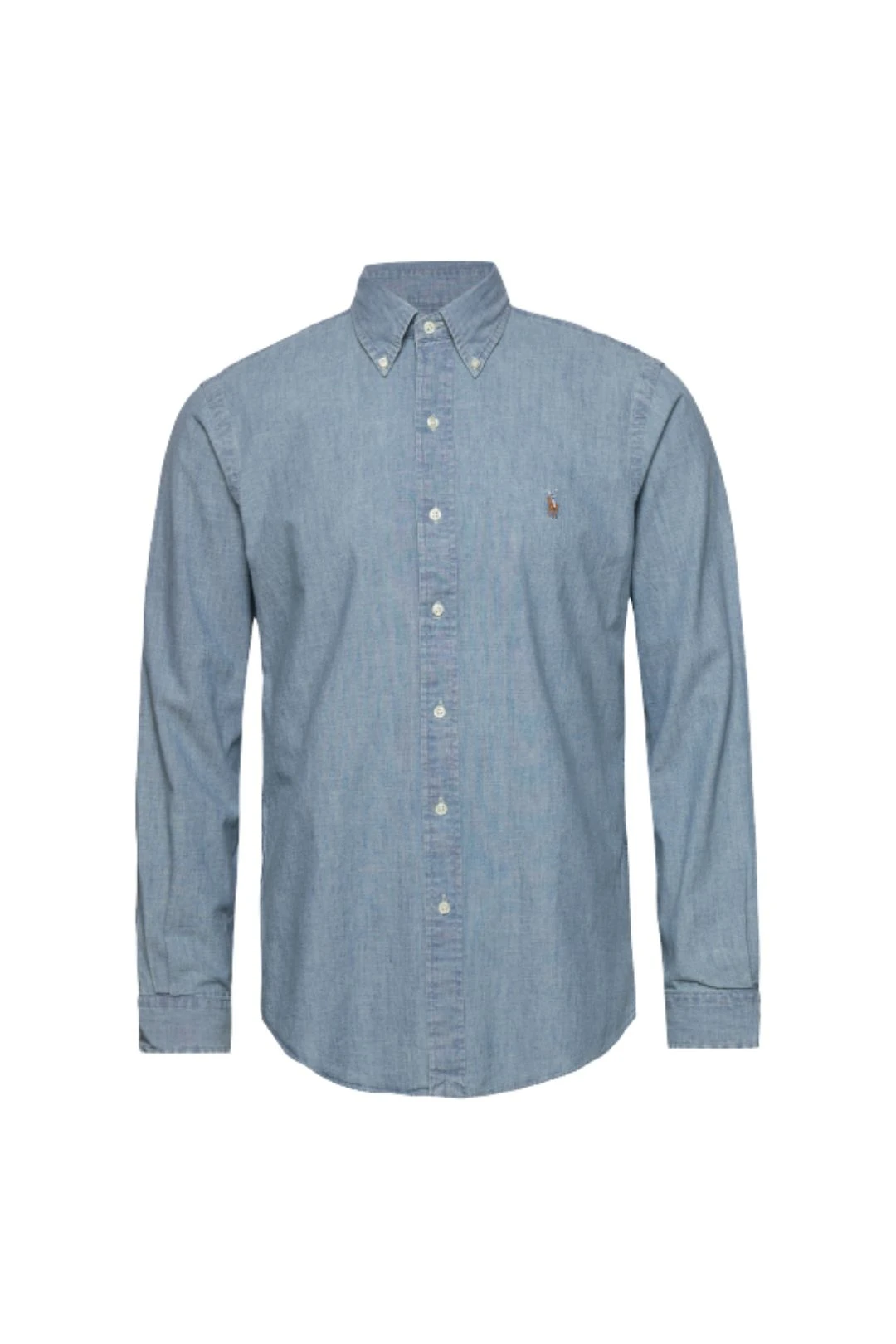 Chambray Blue Denim Sport Shirt 1 Chambray Blue Denim Sport Shirt