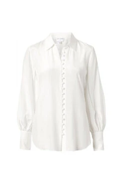 White Button Front Shirt