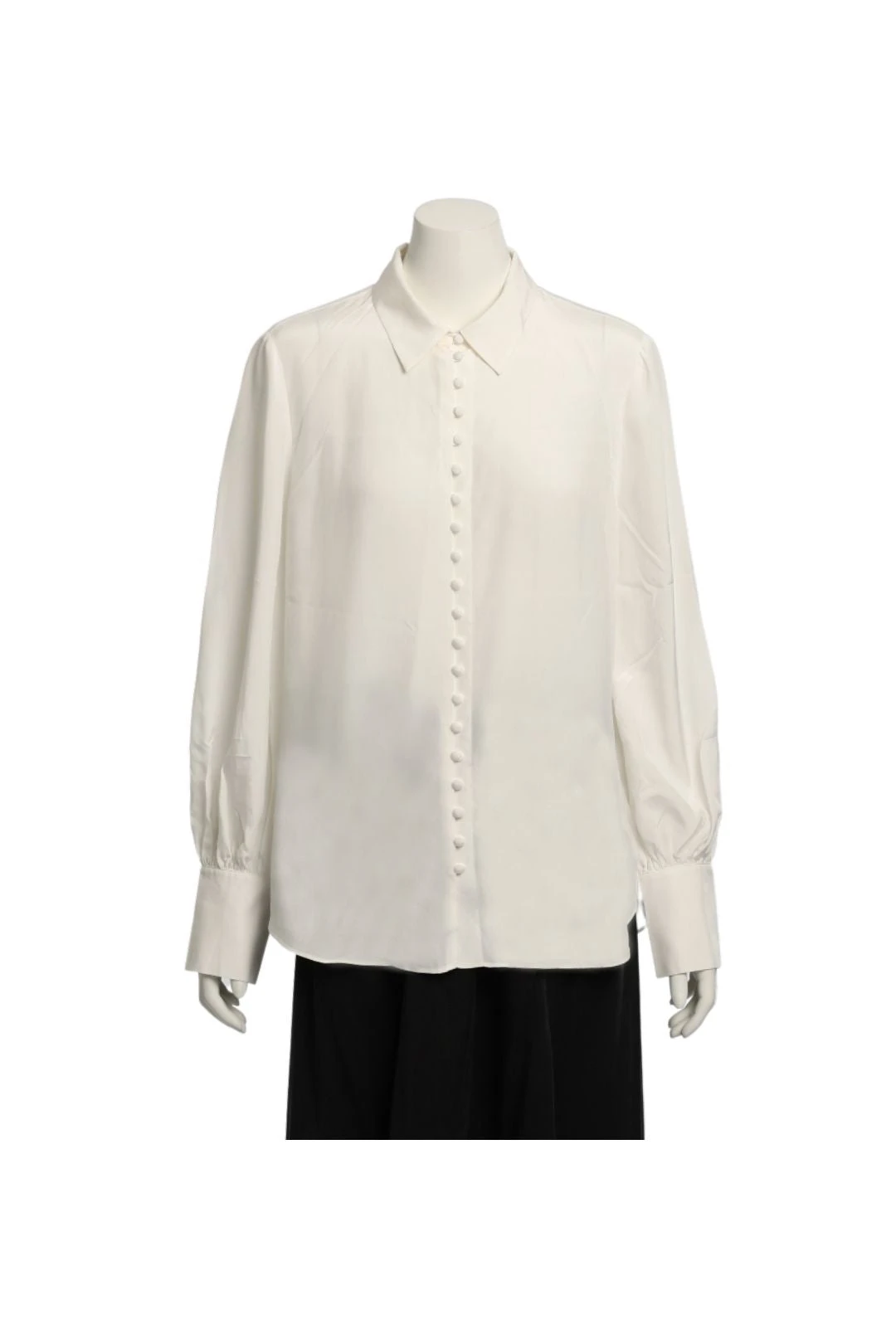 White Button Front Shirt 2 White Button Front Shirt - Image 2