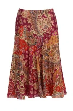 Batik Silk Skirt